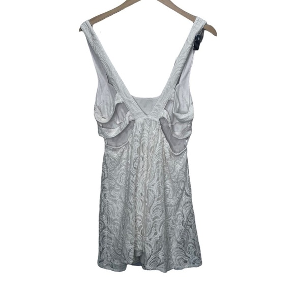 Free People Knit Crochet Mini Dress Size Small - Picture 11 of 11